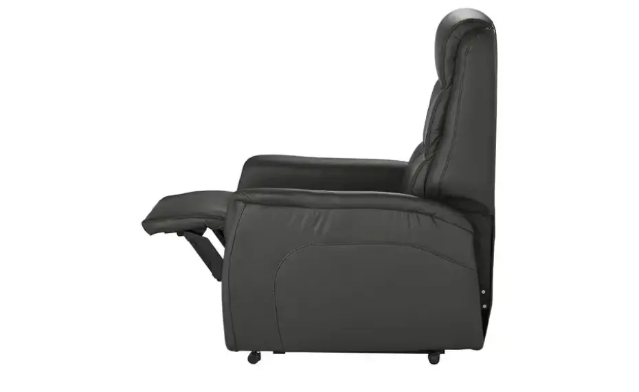 Hukla Ledersessel mit Aufstehhilfe Dean | Schwarz