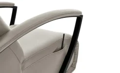 Hukla Relaxsessel Leder Pierre | Aluminiumgrau, Grundfunktion
