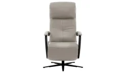 Hukla Relaxsessel Leder Pierre | Aluminiumgrau, Grundfunktion
