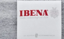 IBENA Überwurf Uni doubleface | Grau, Hellgrau