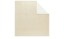 IBENA Überwurf Uni doubleface | Beige, Weiß | Höffner