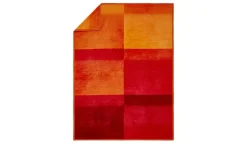 IBENA Jacquard Schlafdecke Sorrento | Orange, Gelb