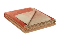 IBENA Jacquard-Decke  Toronto | Braun, Orange | Höffner