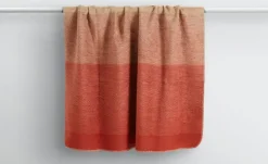 IBENA Jacquard-Decke  Toronto | Braun, Orange | Höffner