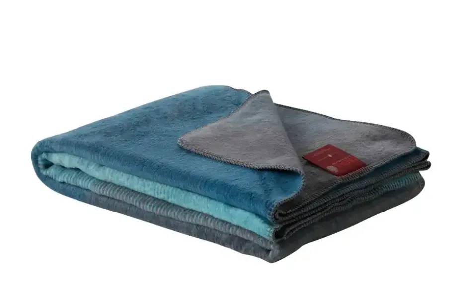 IBENA Jacquard-Decke  Toronto | Blau | Möbel Höffner