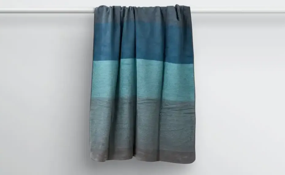 IBENA Jacquard-Decke  Toronto | Blau | Möbel Höffner