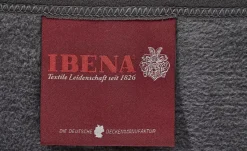 IBENA Jaquard Wohndecke Messina | Bordeauxrot, Grau