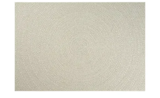 In- und Outdoorteppich Kenzy | Creme, Gestreift