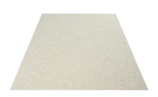In- und Outdoorteppich Kenzy | Creme, Gestreift