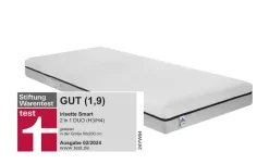 IRISETTE 2 in 1 Wendematratze Irisette Smart | 90 cm, 200 cm