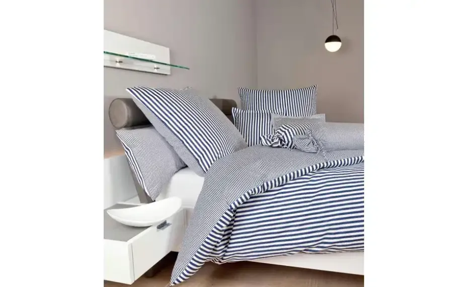 Janine Wendesatin-Bettwäsche Streifen | 155x220 cm