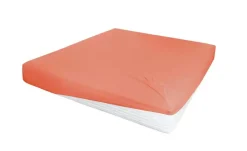 Jersey-Elastan Boxspringlaken | Orange, 100 cm