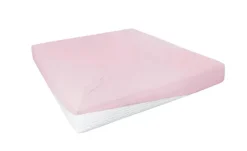 Jersey-Elastan Boxspringlaken | Rosé, 100 cm | Höffner
