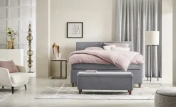 Jette Home Bettbank mit Stauraum Jette Flex | Anthrazit