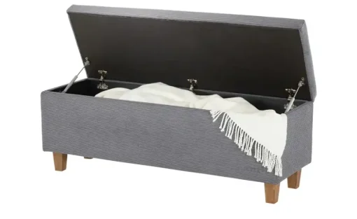 Jette Home Bettbank mit Stauraum Jette Flex | Anthrazit