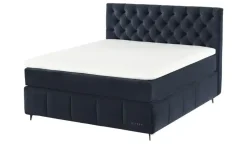 Jette Home Boxspringbett Jette Glam | Mitternachtsblau, 160 cm