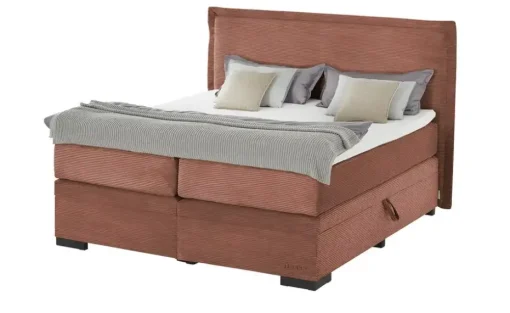 Jette Home Boxspringbett mit Bettkasten Adapt | Zimt, 160 cm