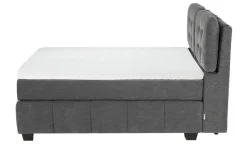 Jette Home Boxspringbett Jette Pillow | Dunkelgrau, 160 cm