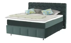 Jette Home Boxspringbett Braid  | Grün, 160 cm