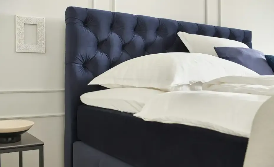 Jette Home Dekokissen Jette Glam | Dunkelblau | Höffner