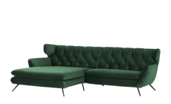 Jette Home Ecksofa Caldara | links, Dunkelgrün
