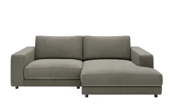 Jette Home Ecksofa in Feincord Sila | Cordstoff fein, Grau