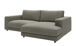 Jette Home Ecksofa in Feincord Sila | Cordstoff fein, Grau