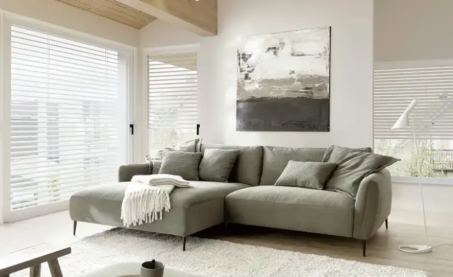 Jette Home Ecksofa Inside | Olivgrün, links | Höffner