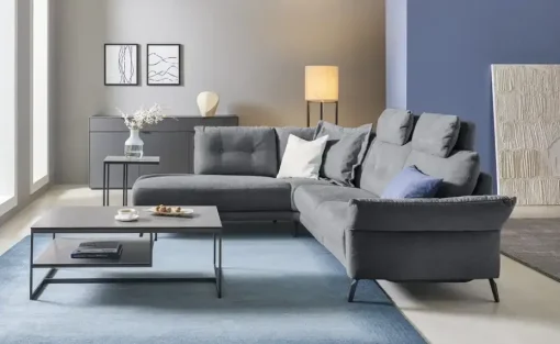 Jette Home Ecksofa  Scope  | Dunkelgrau, links