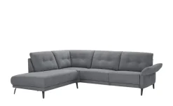 Jette Home Ecksofa  Scope  | Dunkelgrau, links