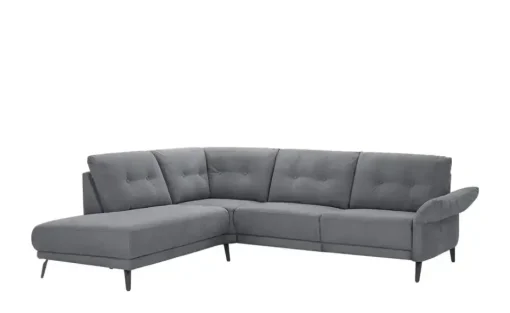 Jette Home Ecksofa  Scope  | Dunkelgrau, links