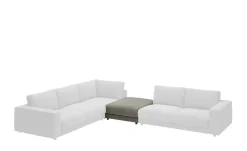 Jette Home Element Hocker in Feincord Sila | Grau, Cordstoff fein