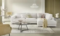 Jette Home Flatterkissen M aus Cordstoff Sila | Schneeweiß