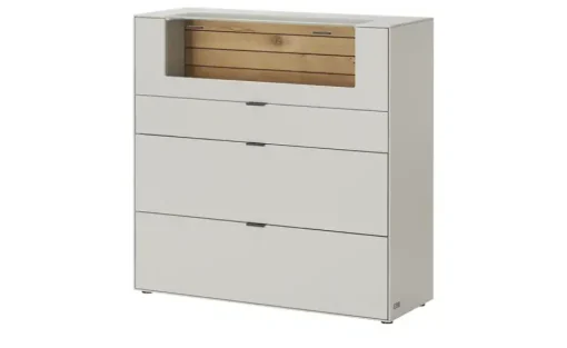 Jette Home Highboard Como | Hellgrau | Möbel Höffner