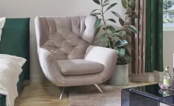 Jette Home Hochlehnsessel Caldara | Altrosa | Höffner
