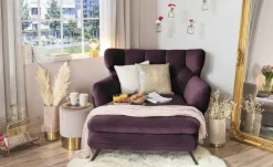 Jette Home Longseat-Sessel Samt Caldara | Lila/Violett