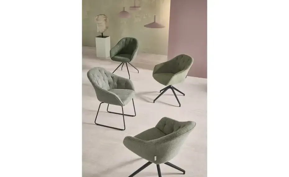 Jette Home Polsterstuhl Abby | Olivgrün | Möbel Höffner