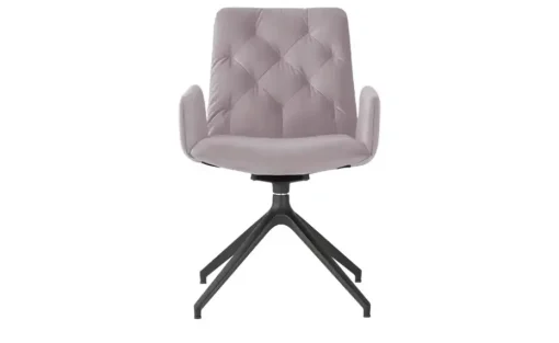 Jette Home Polsterstuhl drehbar Salo | Altrosa