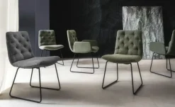 Jette Home Polsterstuhl Salo | Anthrazit, ohne