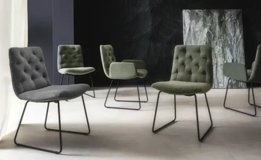 Jette Home Polsterstuhl Salo | Anthrazit, ohne