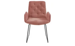 Jette Home Polsterstuhl Salo | Pfirsich, Armlehne
