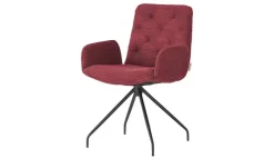 Jette Home Polsterstuhl Salo | Rubinrot, Cordstoff