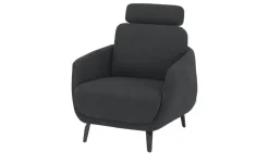 Jette Home Sessel aus Bouclé Jette About | Schwarz