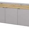Jette Home Sideboard Como | Hellgrau, Eiche | Höffner