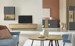 Jette Home Sideboard Como | Graphit, Eiche, Links