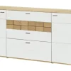 Jette Home Sideboard Laguna | Weiß, Eiche bianco
