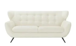 Jette Home Sofa aus Mikrofaser Mellow | Weiß, 2,5
