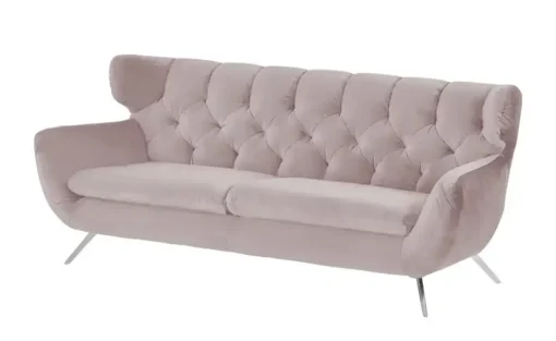 Jette Home Sofa Caldara | 3, verchromt | Möbel Höffner