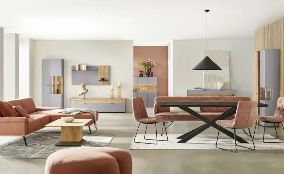 Jette Home Vitrine Como | Hellgrau, rechts | Höffner