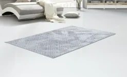 Jette Home Webteppich Signatur | Silbergrau, 80x150 cm
